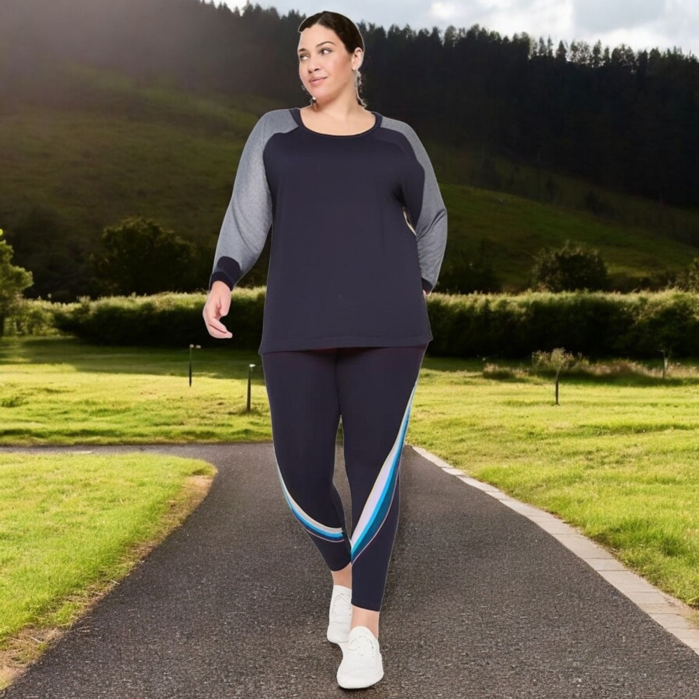 Livi active 26/28 long sleeve shirt with Mesh Back